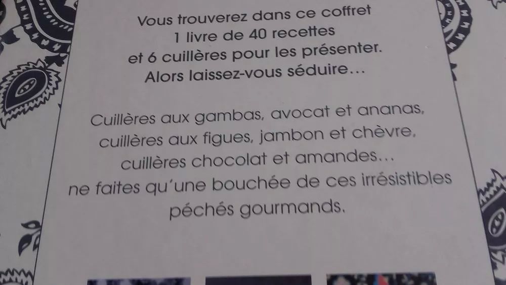 coffret d&eacute;gustation neuf Cuisine