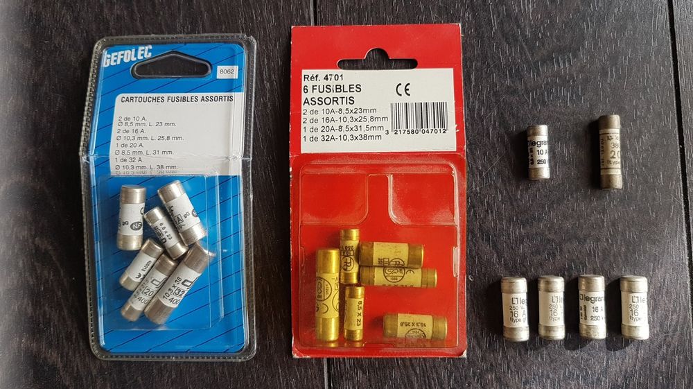 fusibles neufs et occasion Bricolage