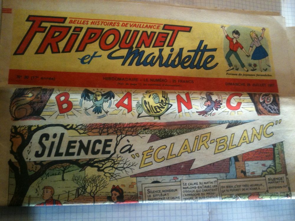 Revue Fripounet et Marisette 1957 - 1958 Livres et BD