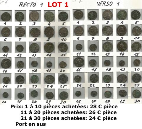 Monnaies de collection en lot 1 Rennes (35)