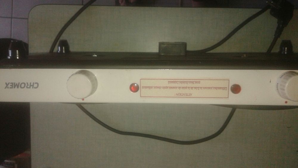 rechaud avec plaques &eacute;lectriques . marque CHROMEX. Electroménager