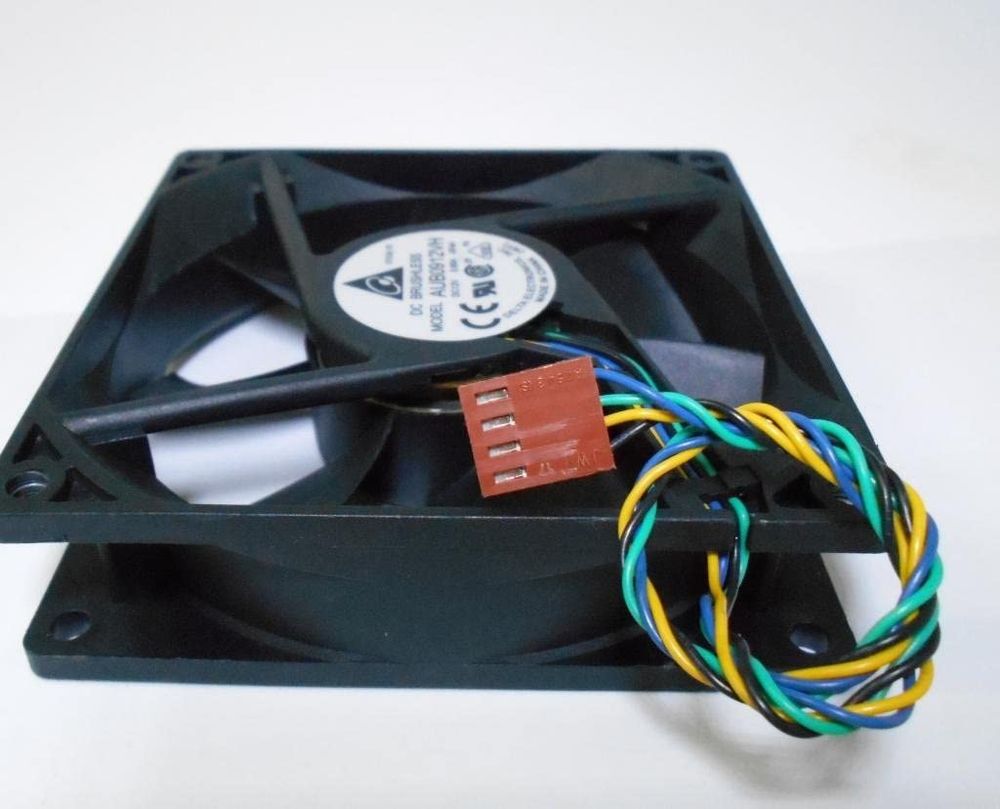 Ventilateur bo&icirc;tier noir - Delta AUB0912VH -92mm - alimentat Matériel informatique
