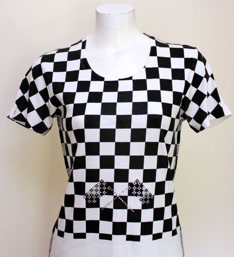 T Shirt damier SONIA RYKIEL T.M 60 Issy-les-Moulineaux (92)