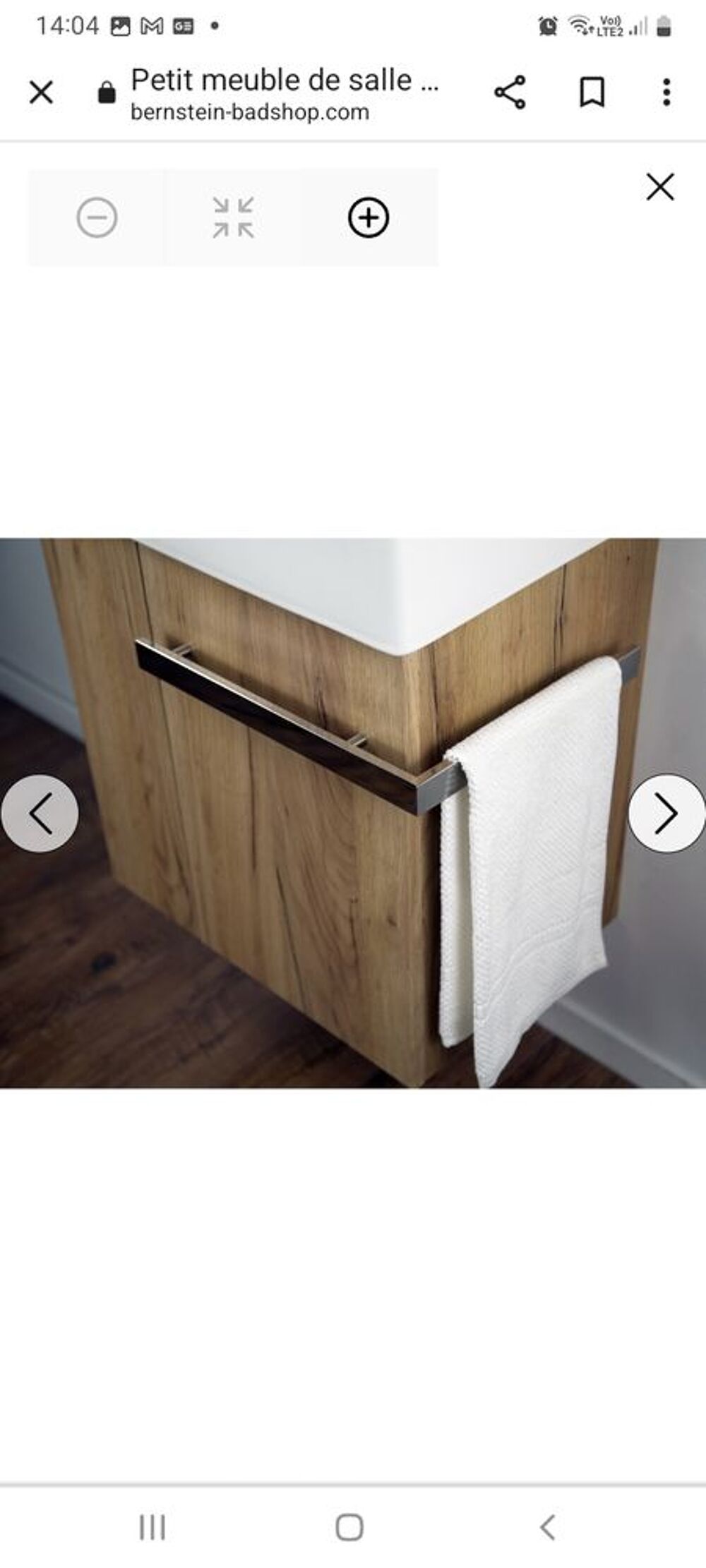 Petit Meuble vasque et vasque inclus Bricolage