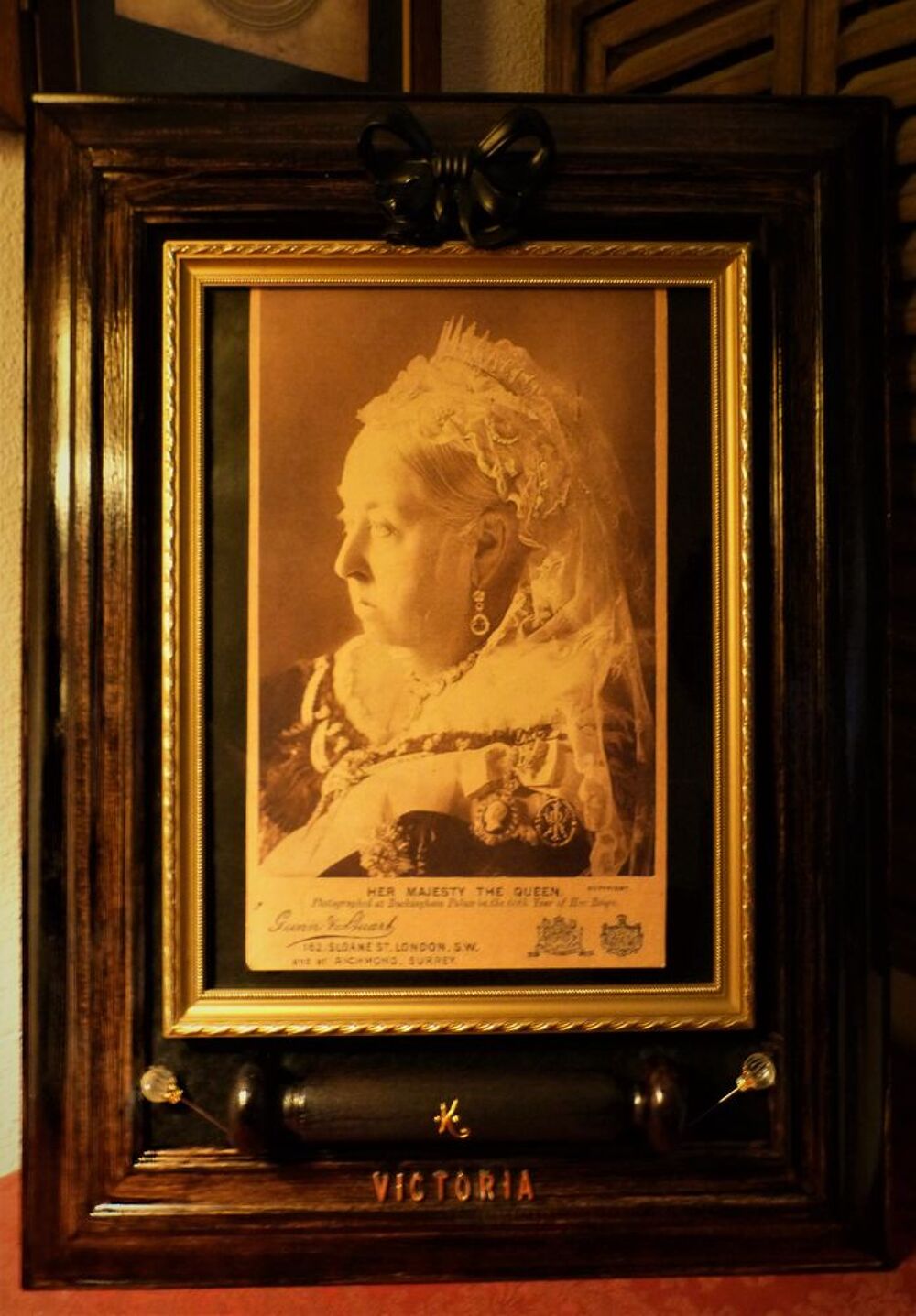 Tableau "QUEEN VICTORIA" Cr&eacute;a. Steampunk Décoration