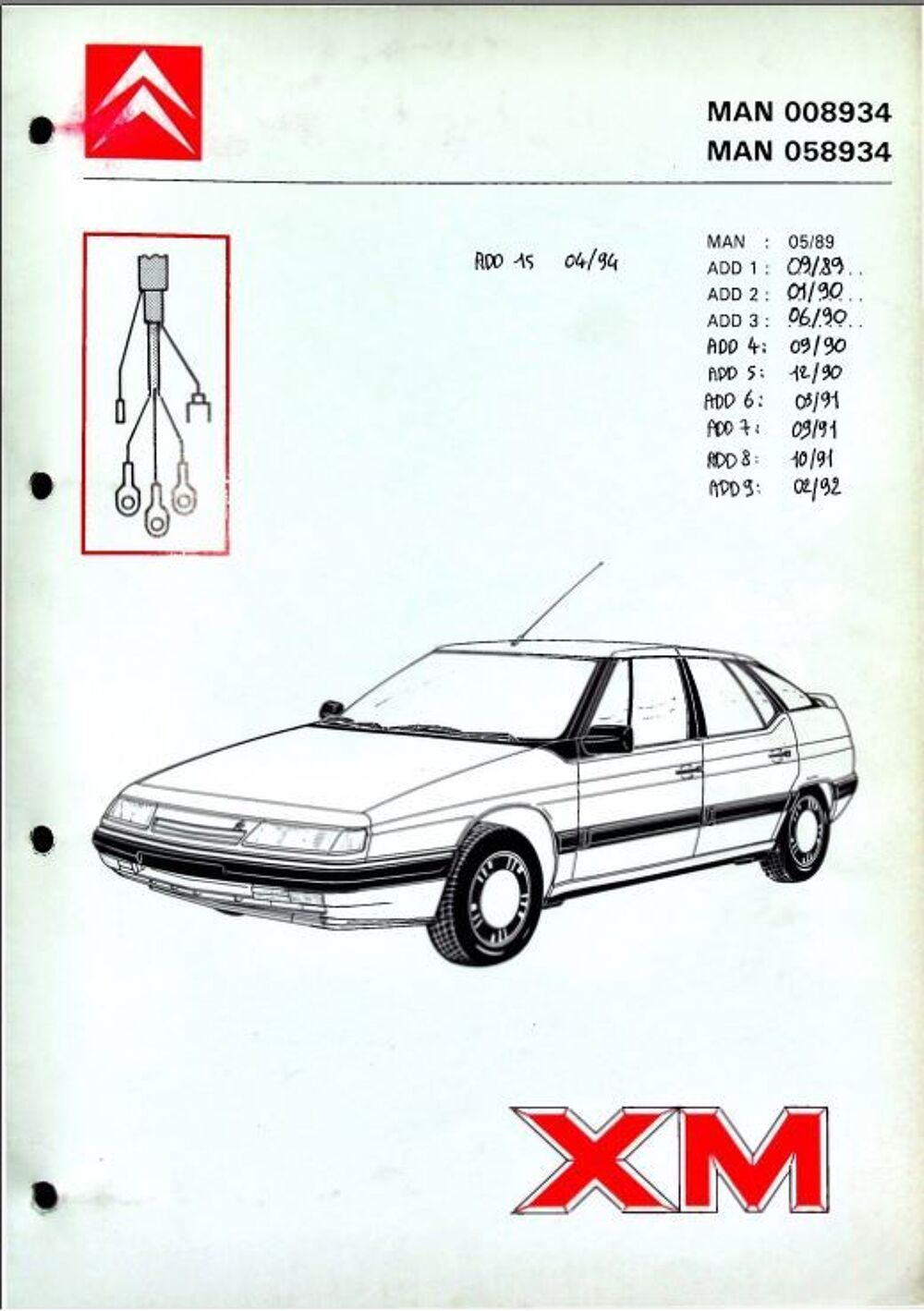 manuel d'atelier Citro&euml;n XM tous mod&egrave;les Livres et BD