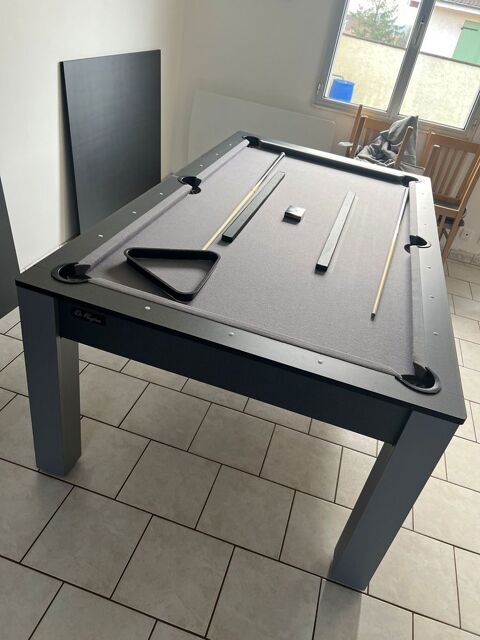 Table de billard De Faug�re convertible - effet carbone 650 Bisseuil (51)
