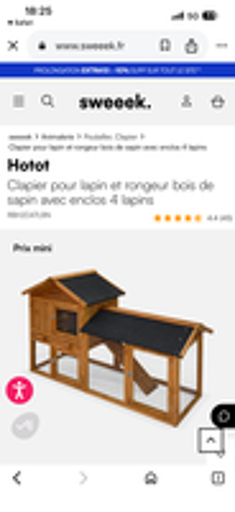   Vente clapier/poulailler 