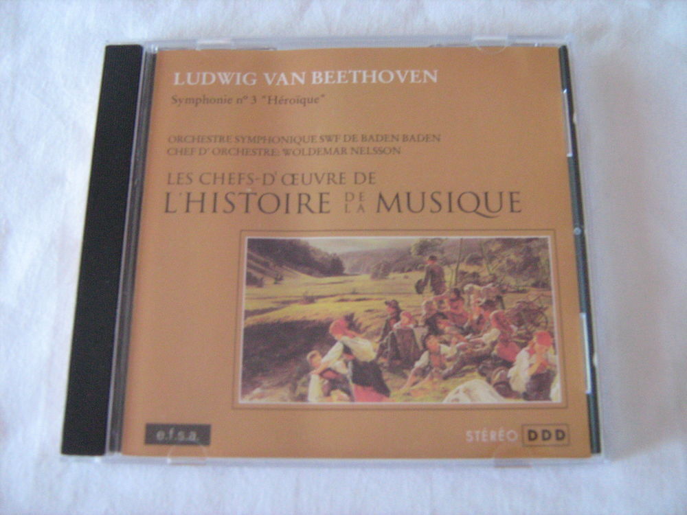 CD Beethoven - Symphonie n&deg; 3 &quot;H&eacute;ro&iuml;que&quot; CD et vinyles