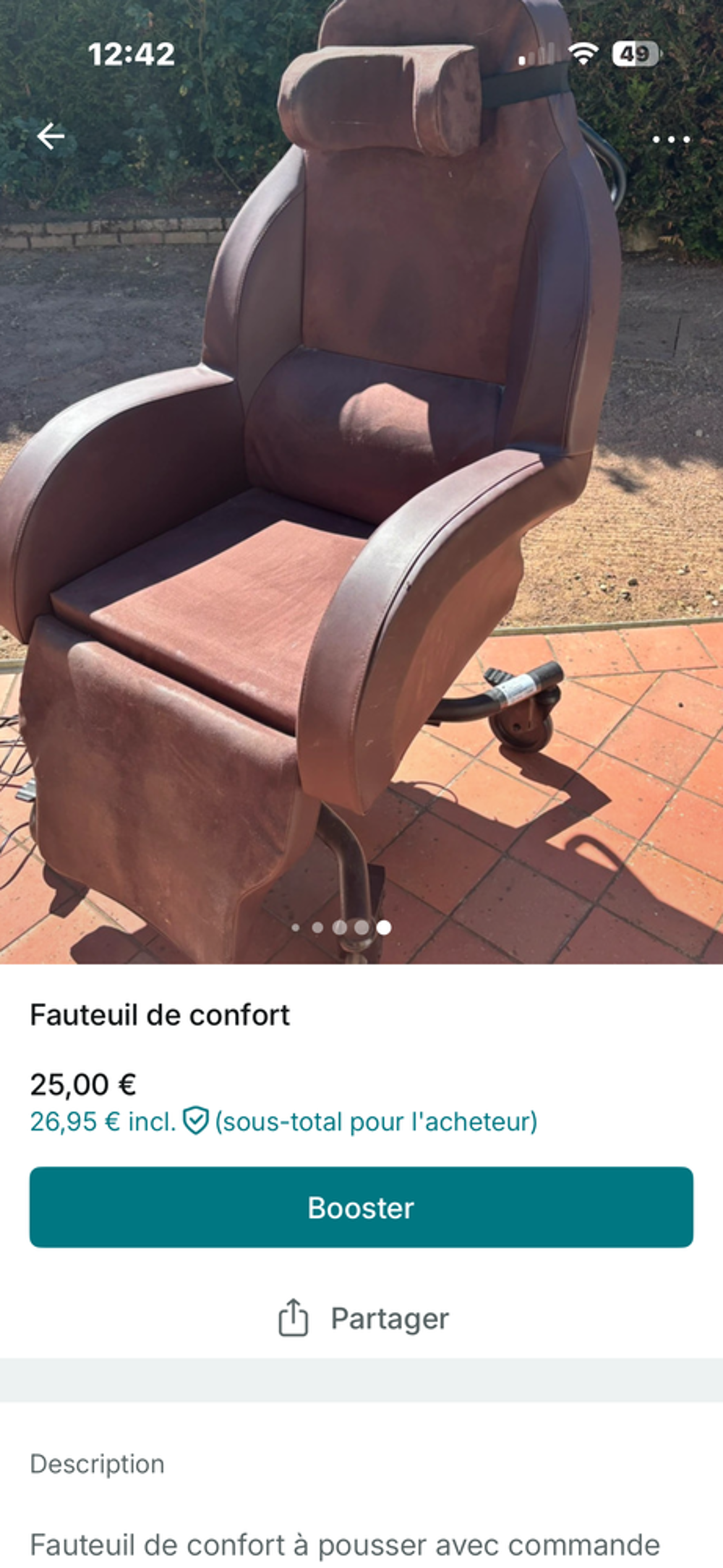 Fauteuil de repos m&eacute;dical Meubles