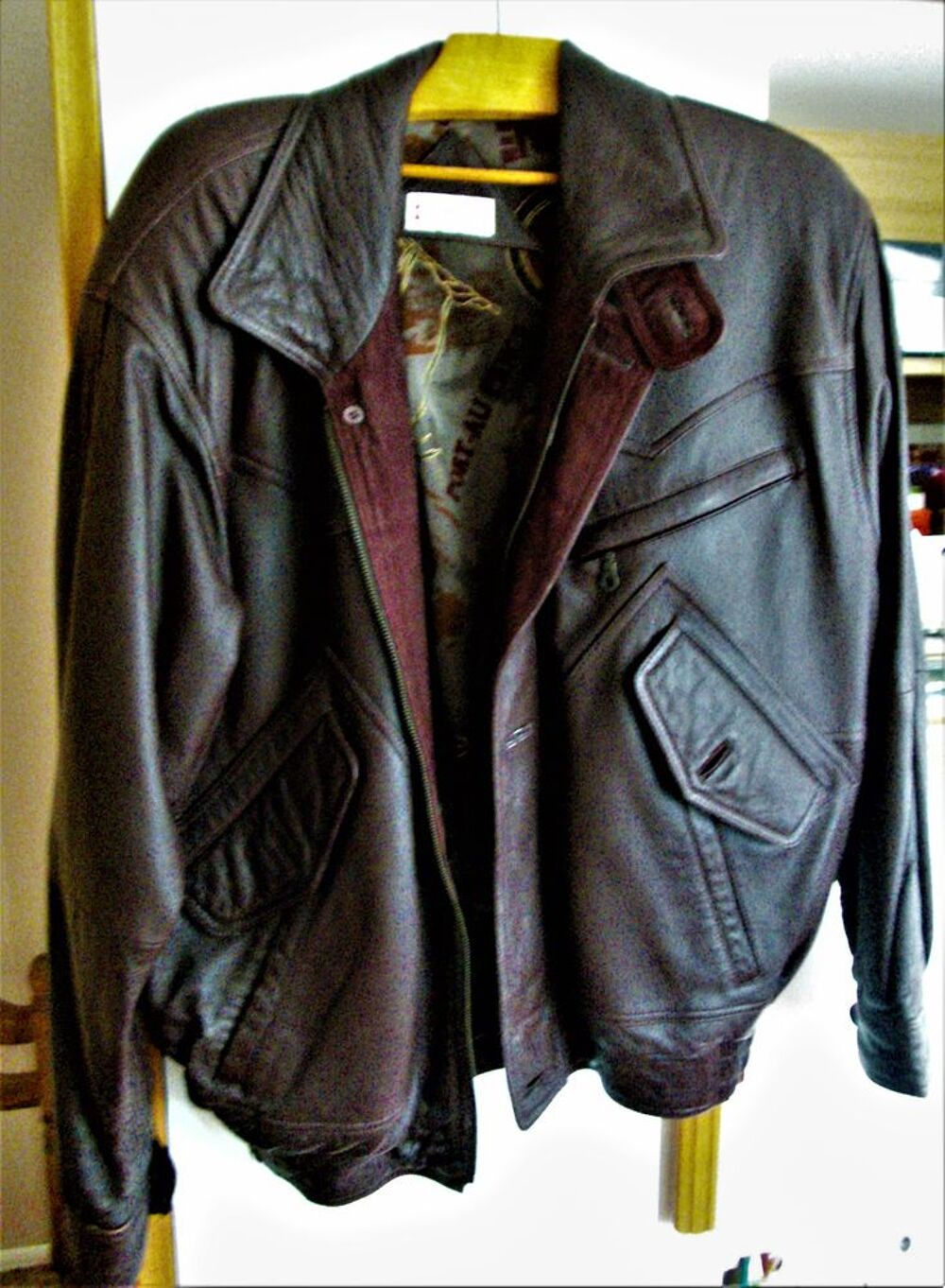 blouson cuir agneau Vêtements