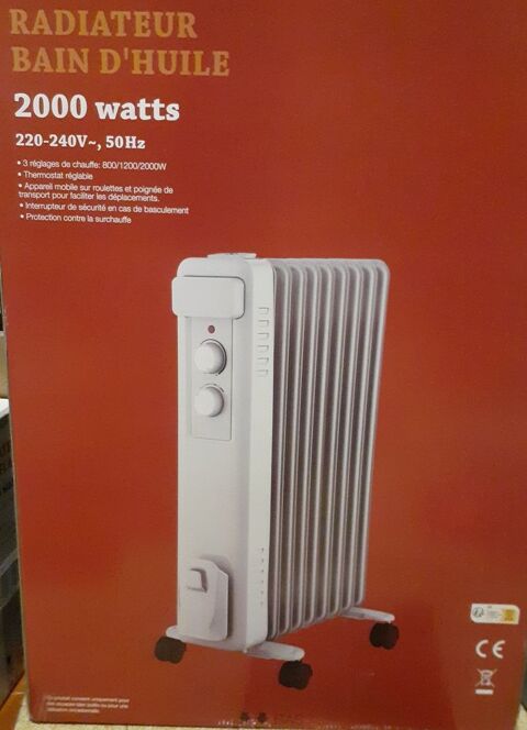 Radiateur bain d'huile 2000W Nantes (44)