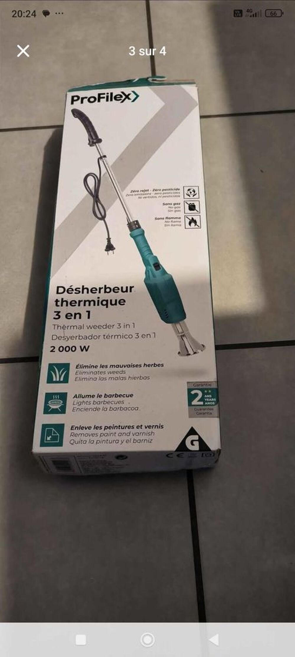 d&eacute;sherbeur thermique 3 en 1 Jardin