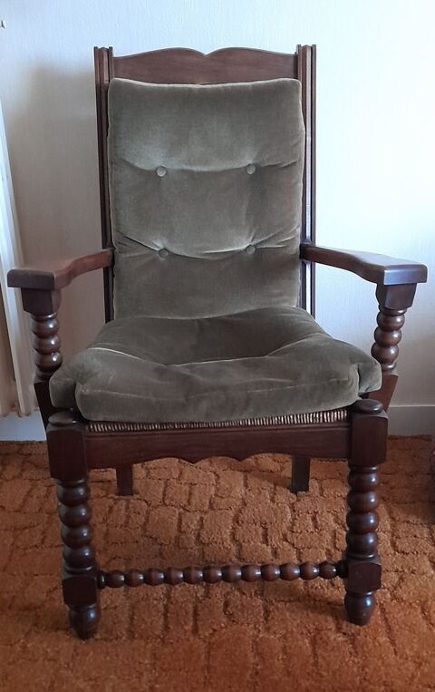 Fauteuil salon d'bniste en chne massif 65 Saint-Herblain (44)