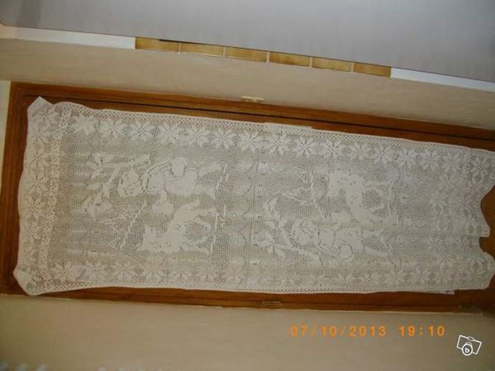 RIDEAU EN COTON - FAIT MAIN Décoration