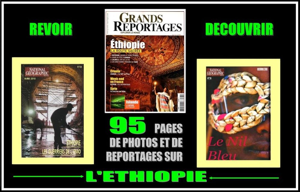 ETHIOPIE - Nil bleu - ADDIS-ABEBA / prixportcompris Livres et BD