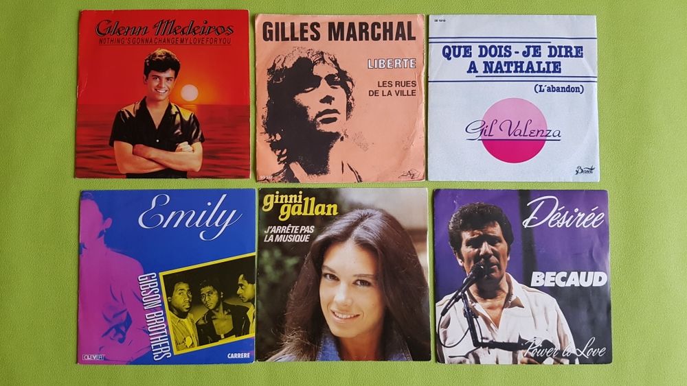 LES 45T PHOTO 16 CD et vinyles