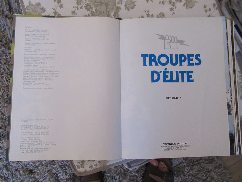 TROUPE D'ELITES EDITION ATLAS Livres et BD