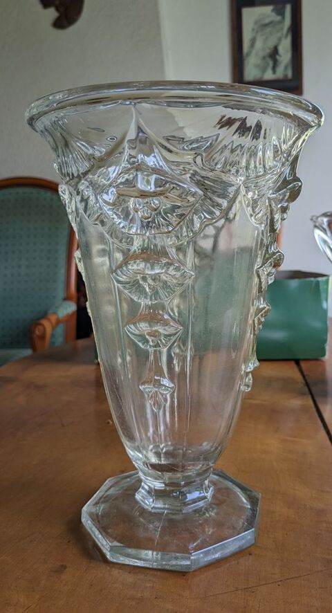 Vase en verre art dco 0 Mont-de-Marsan (40)