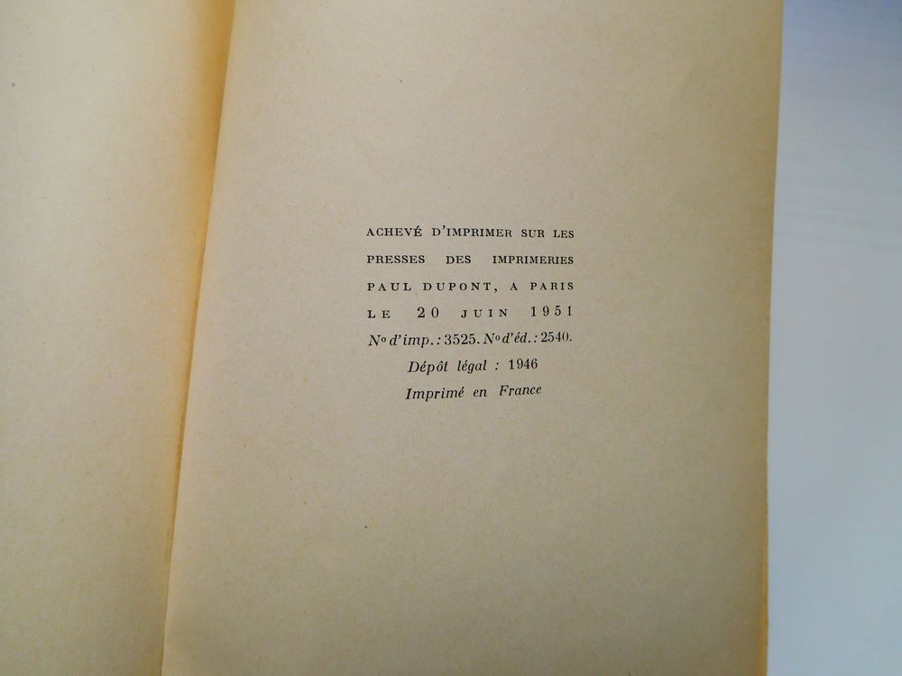 Livre le petit Prince d'Antoine Saint Exup&eacute;ry - 1951 