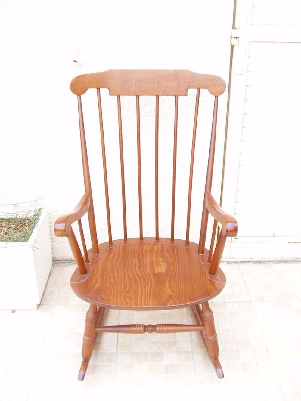 Grand Rocking Chair Bois Massif Meubles