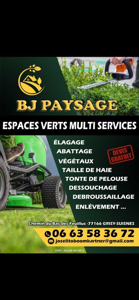 jardinier paysagiste 0 77166 Grisy-suisnes