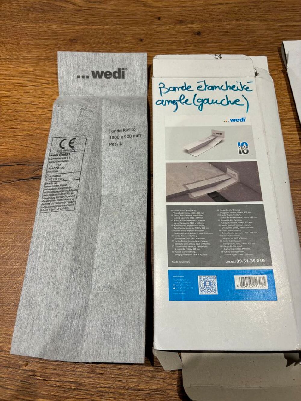 Bandes d'&eacute;tanch&eacute;it&eacute; douche Wedi Bricolage