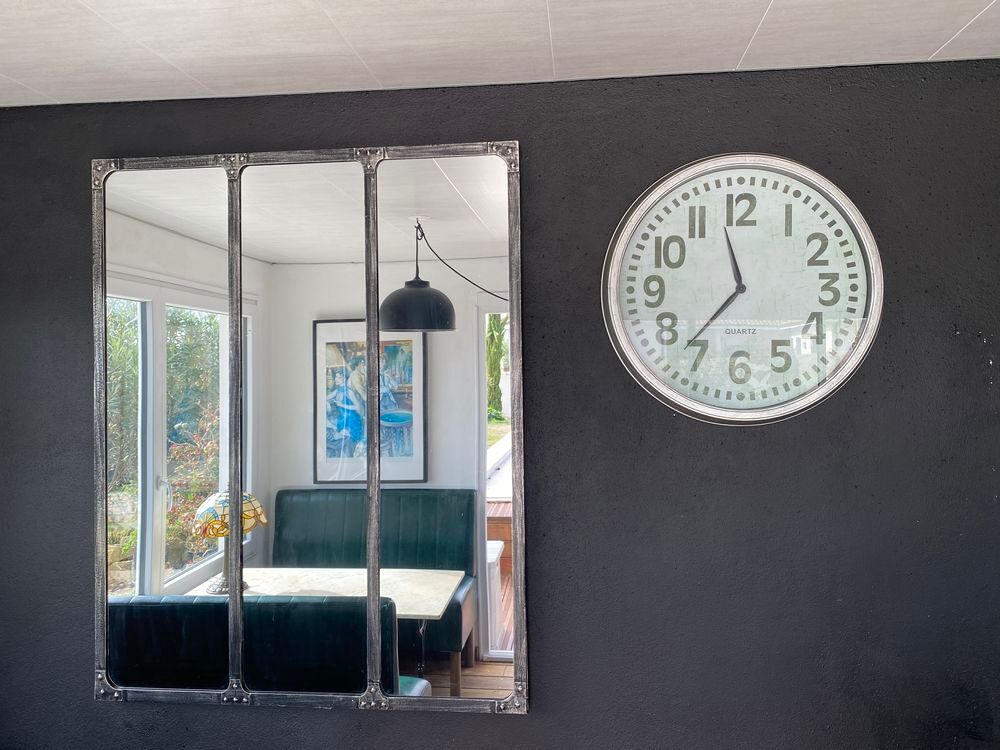 Horloge style industriel Décoration