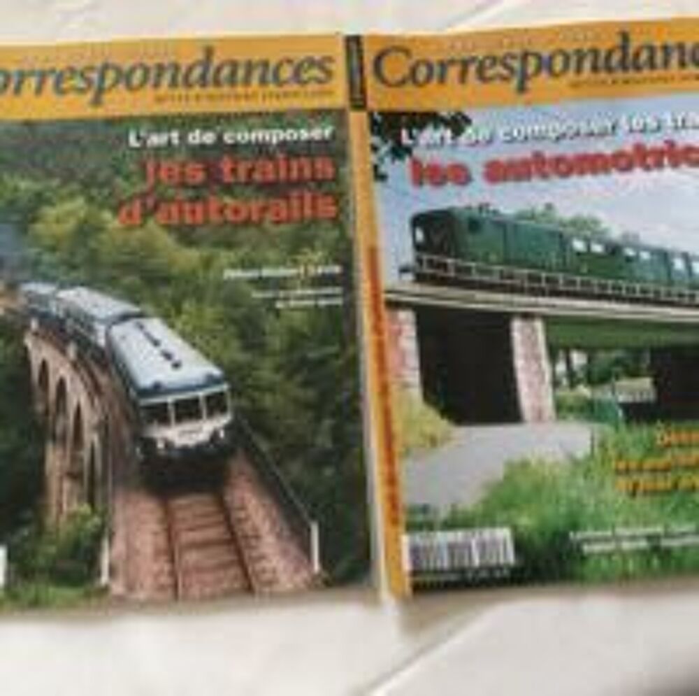 Correspondances. lot de deux revues d'histoire ferroviaire de 2004 Livres et BD