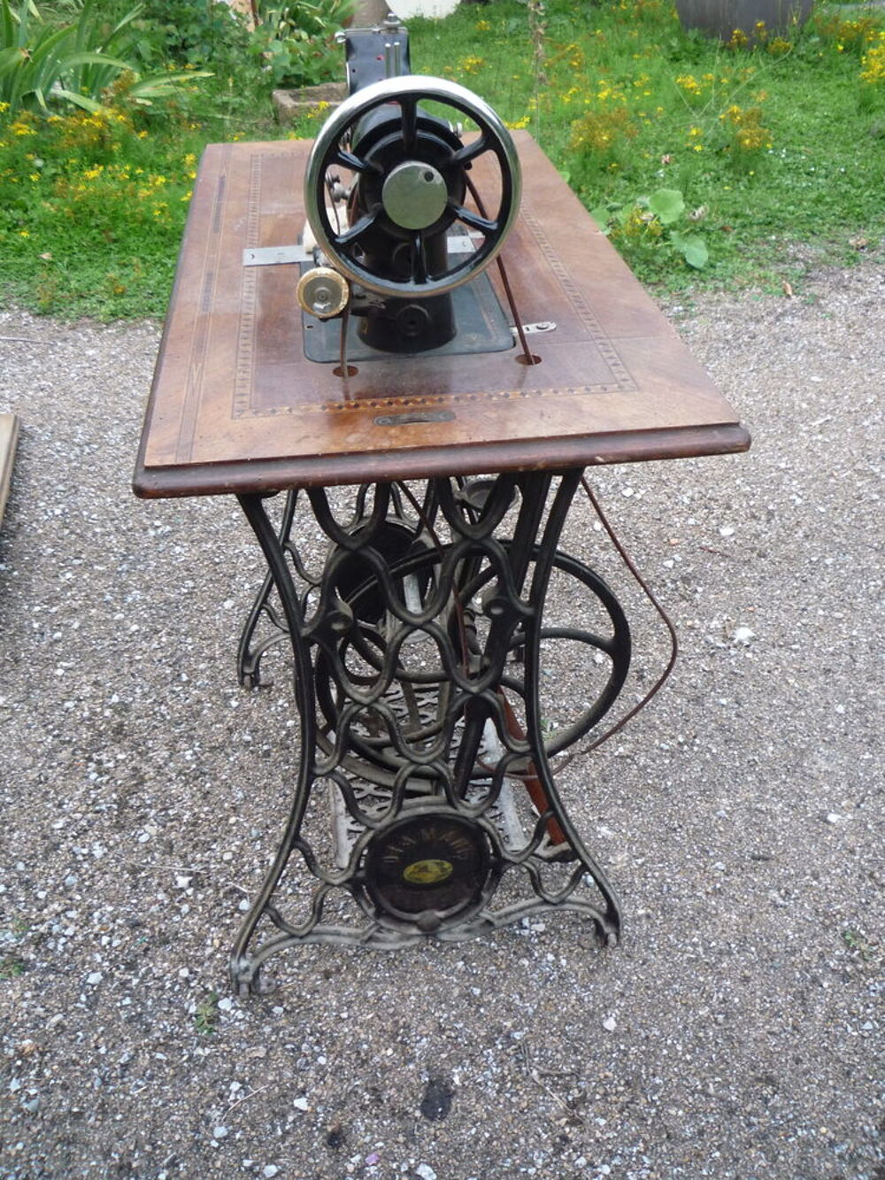Machine &agrave; coudre Diamant/Singer/pieds fonte d&eacute;coration Bricolage