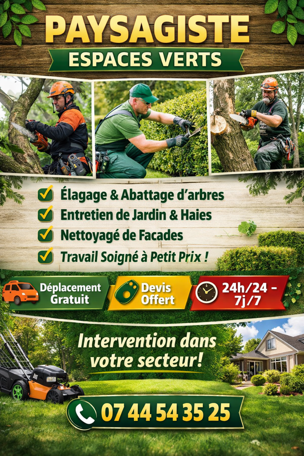   Entreprise, paysagiste 