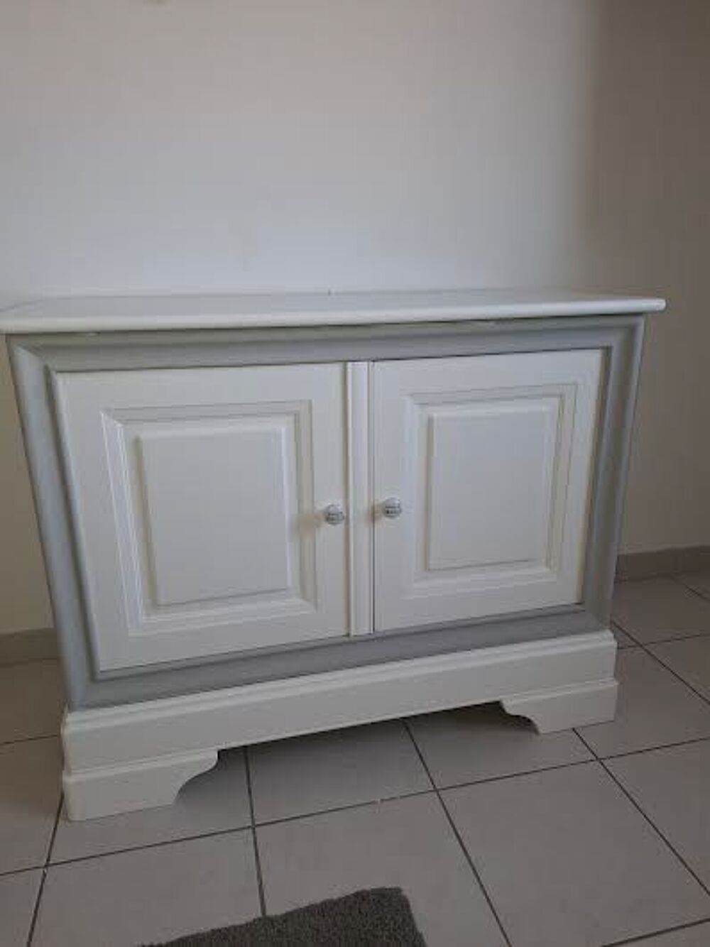commode gris blanc Meubles