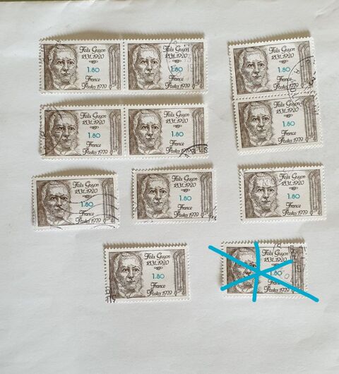 Timbre france F�lix Guyon 1979- lot 0.99 euro 0 Marseille 9 (13)
