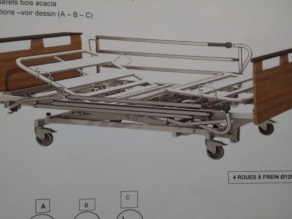 Lit M&eacute;dicalis&eacute; &eacute;lectrique Meubles