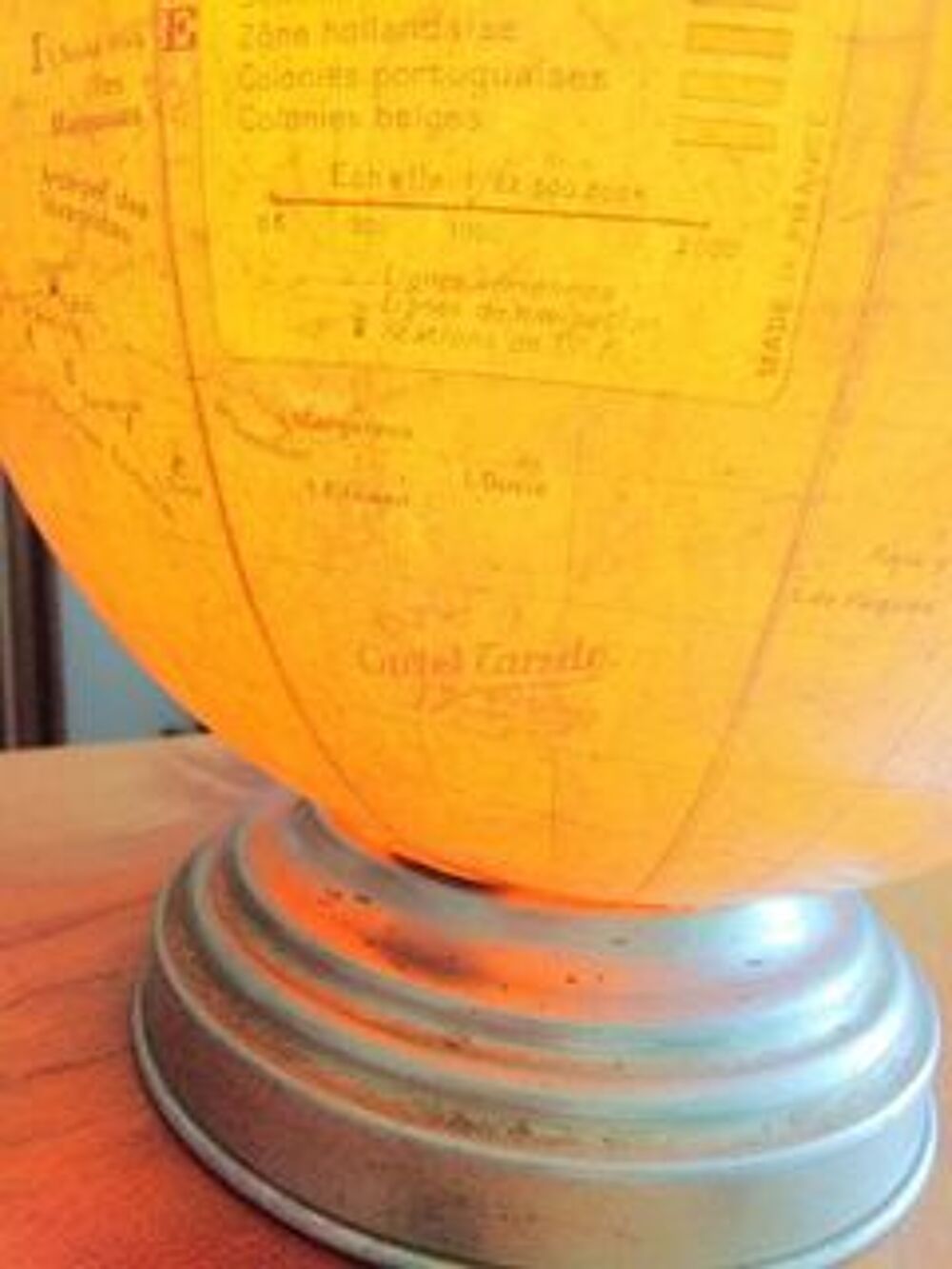 globe terrestre en verre Décoration