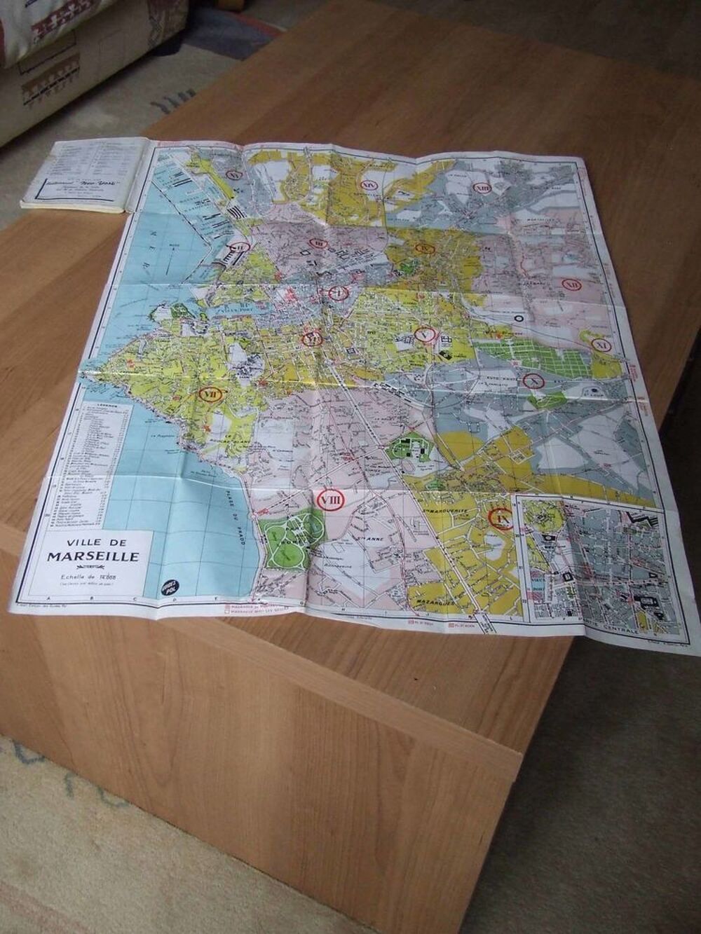 Plan guide de Marseille 1968-1969, Collection Livres et BD