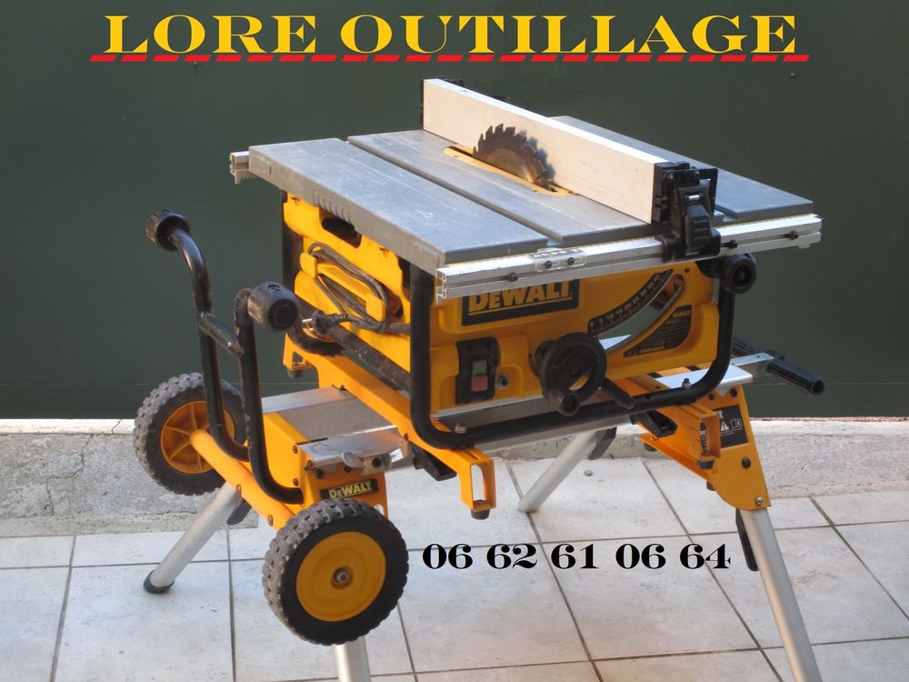 DeWALT DW745-QS + DE7400 Bricolage