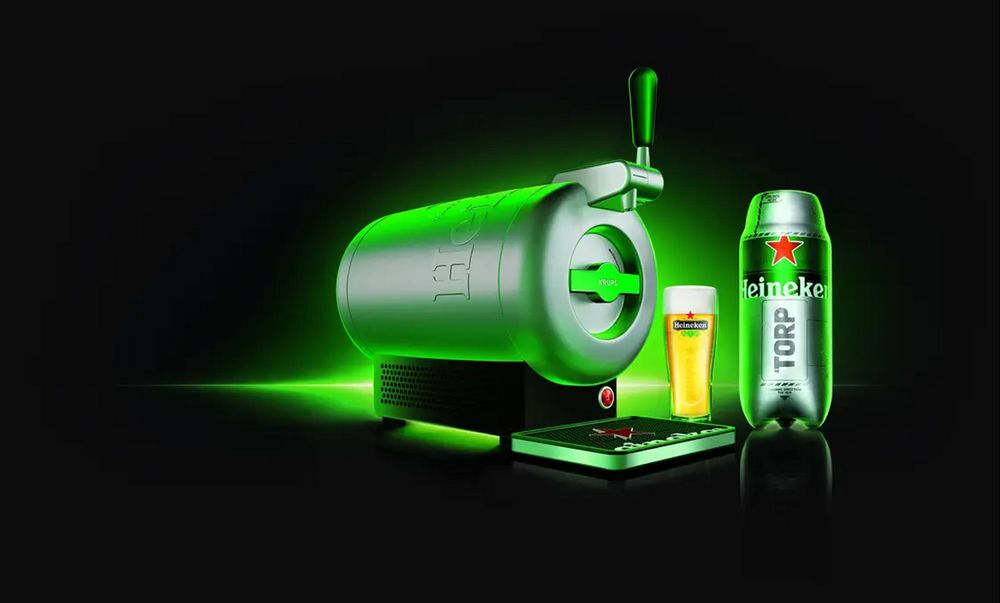 Pompe &agrave; Bi&egrave;re - The SUB Heineken : &Eacute;dition Aluminium Limit&eacute; Electroménager