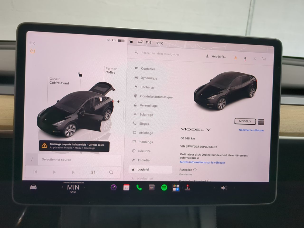 Model Y MODEL Y Standard RWD 2022 occasion 95520 Osny