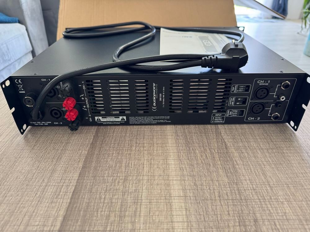 Amplificateur Audiophony SMI 1500 comme neuf. Audio et hifi