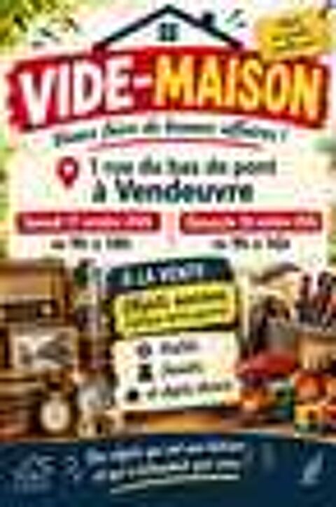 Vide maison Vide grenier, marché aux puces, braderie
