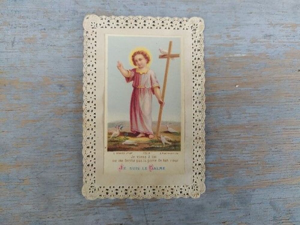 Anciens Canivets Dentelle Images Pieuses Religieuse 