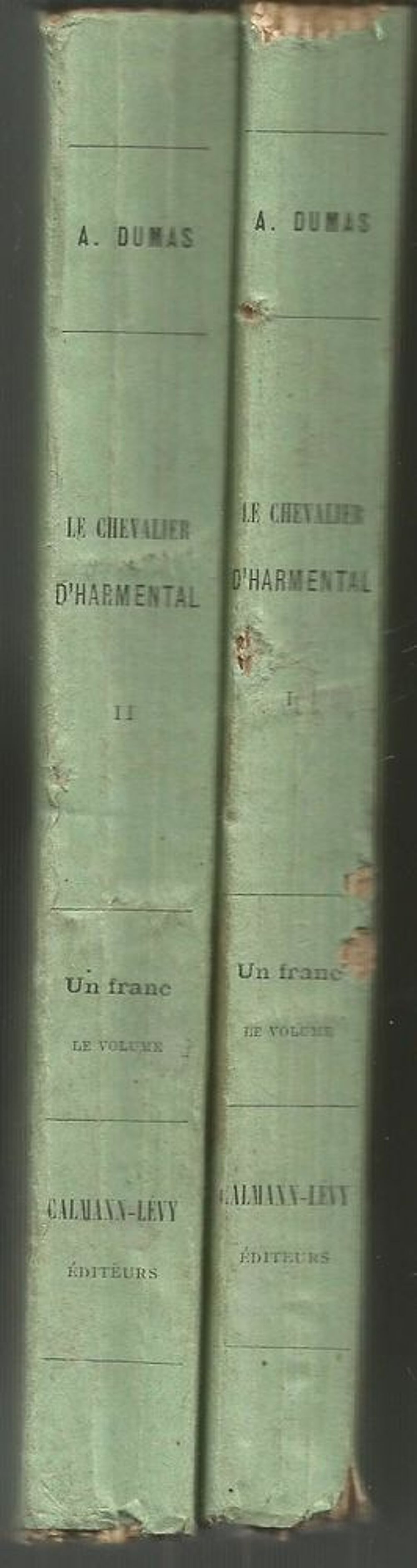 Alexandre DUMAS Le chevalier d'HARMENTAL - 1903 Livres et BD