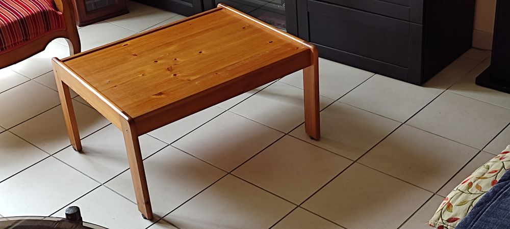 TABLE BASSE IKEA PIN MASSIF VINTAGE Meubles