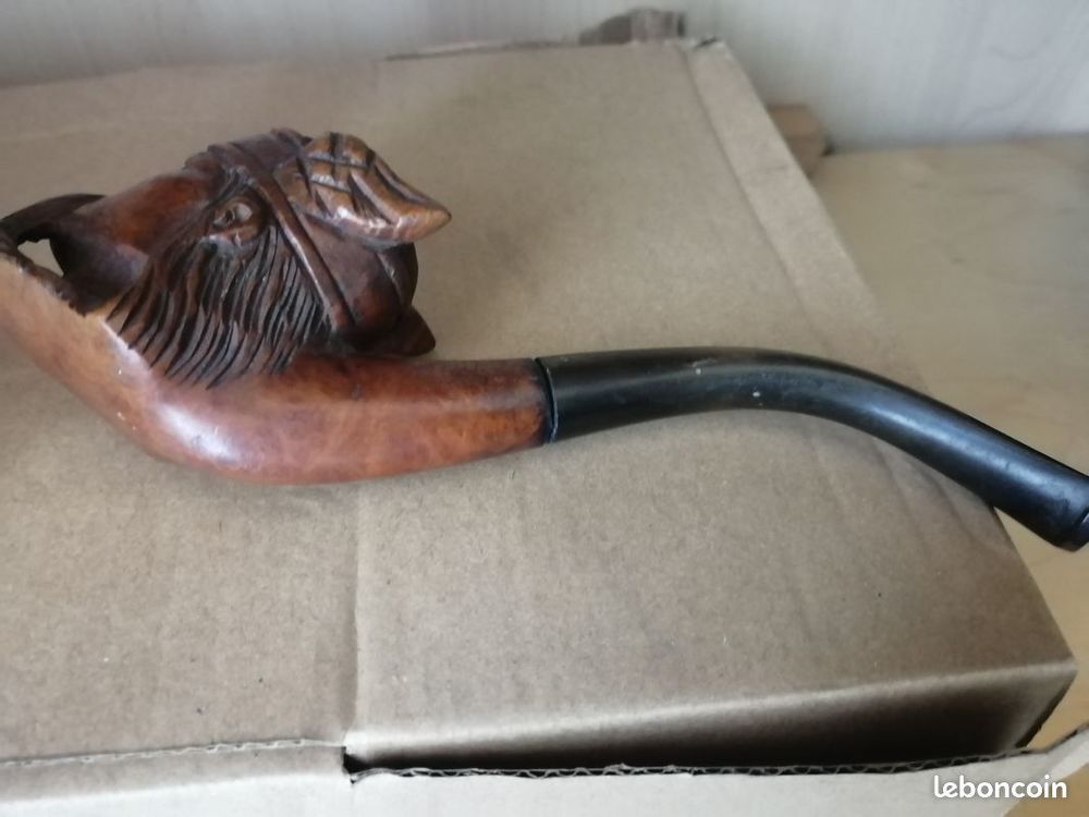 pipe bois t&ecirc;te gaulois gaule c&eacute;sar rome guerre romain empire Décoration