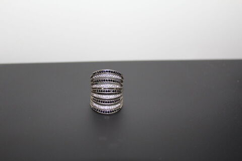 Bague argent 925 /oxydes de zirconium 60 Gaillac (81)