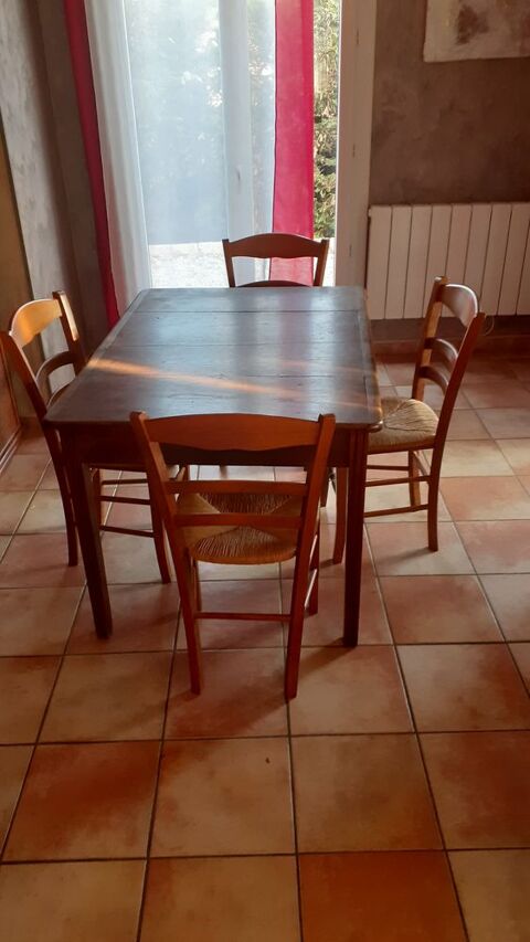 table vintage et 4 chaises 90 La Salvetat-Saint-Gilles (31)