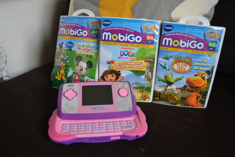 Console Tactile Mobigo v2 Vtech Rose avec 5 jeux 40 Bourgoin-Jallieu (38)