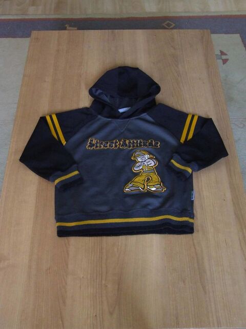 Sweat à capuche, Anthracite et noir, 5 ans 4 Bagnolet (93)