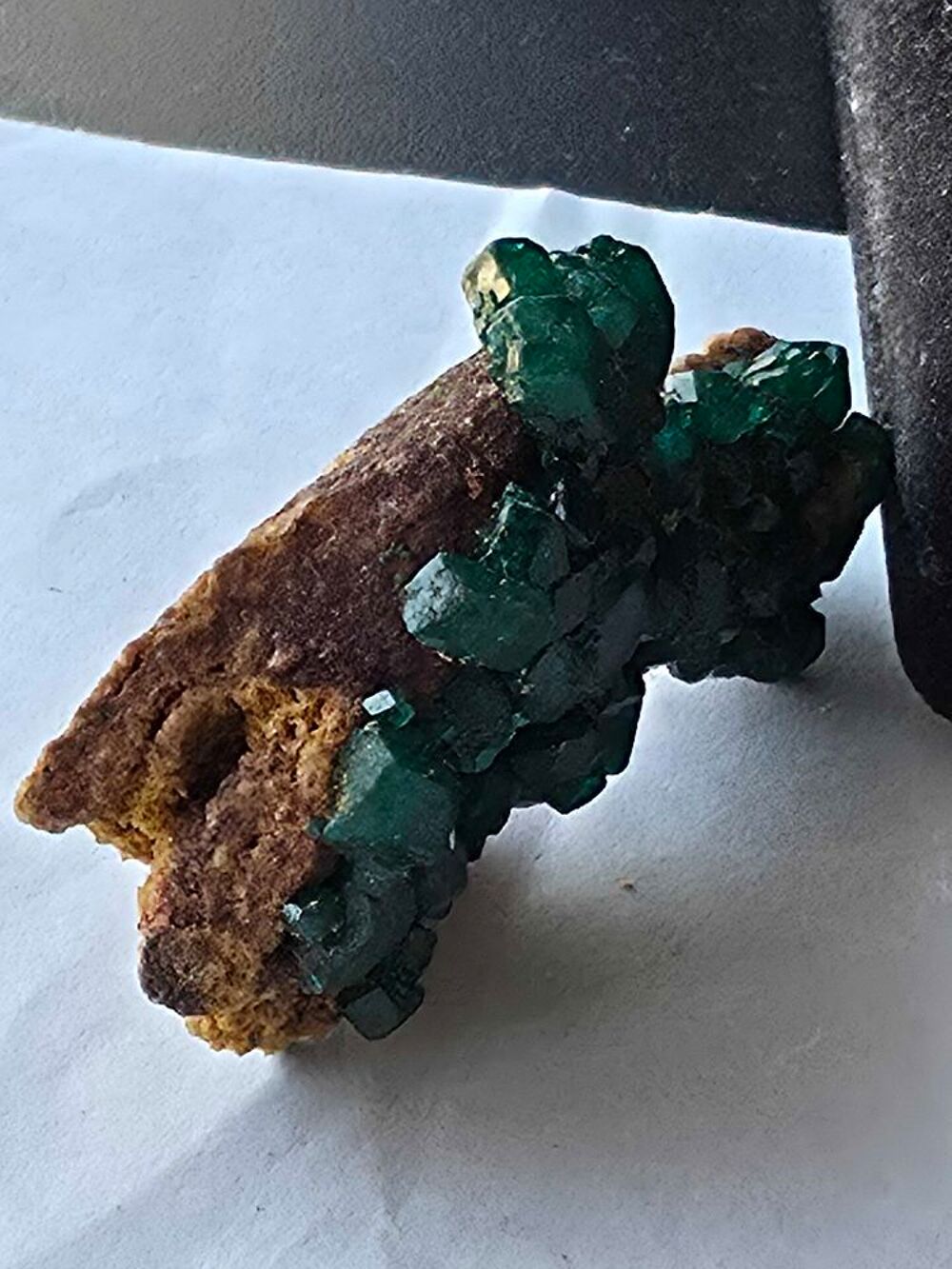 Dioptase sur Matrice du Katanga RDC-Collection 26g 